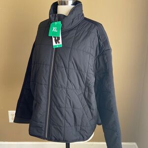 Roxy Women’s Black Lightweight All Season Quilted Puffer Jacket‎ Size XLarge